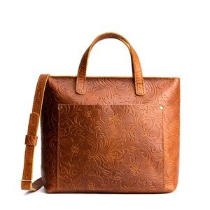 Portland leather meadow medium crossbody tote